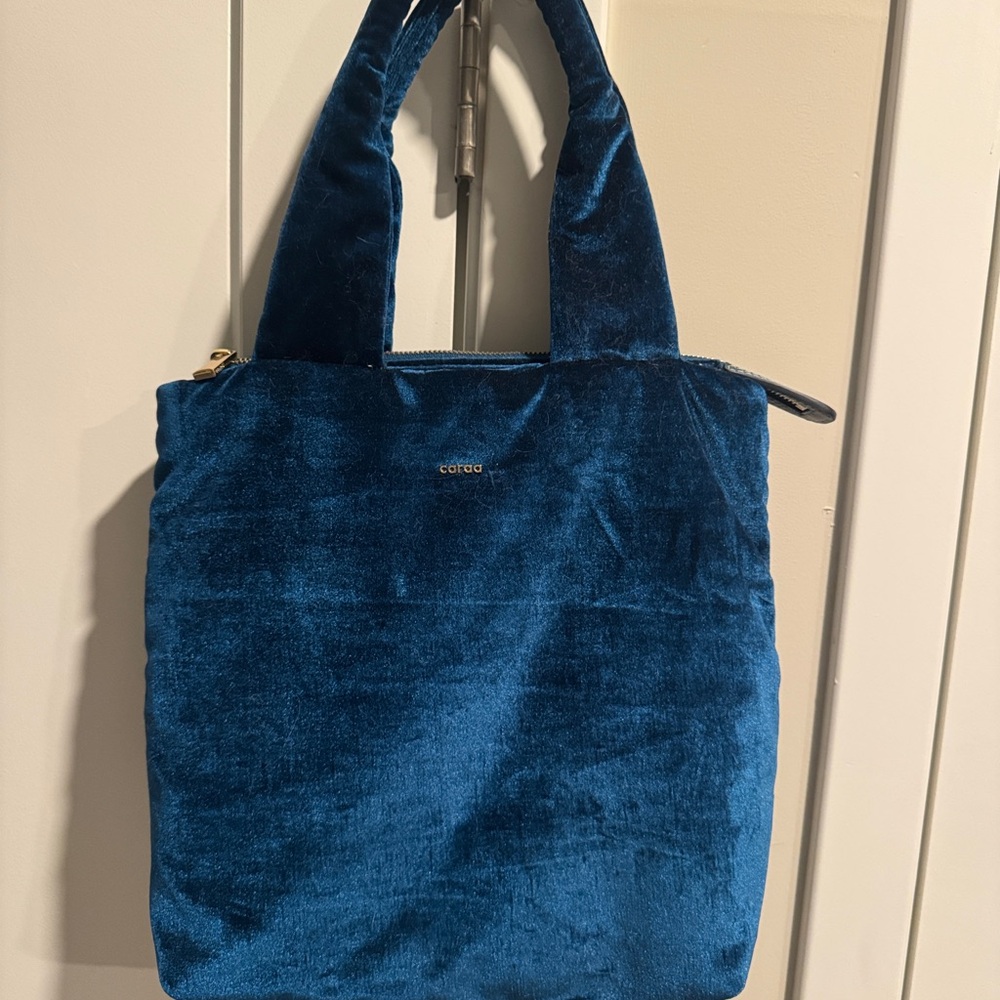 Blue Velvet Tote Bag